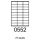 etikety RAYFILM 70x32 univerzálne biele R01000552F (1.000 list./A4) (R0100.0552F)