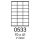 etikety RAYFILM 70x41 vysokolesklé biele laser R01190533A (100 list./A4) (R0119.0533A)