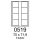 etikety RAYFILM 70x71,9 univerzálne zelené R01200519A (100 list./A4) (R0120.0519A)