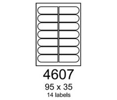 etikety RAYFILM 95x35 univerzálne biele R01004607A (100 list./A4) (R0100.4607A)