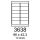 etikety RAYFILM 96x42,3 univerzálne biele R01003638A (100 list./A4) (R0100.3638A)