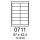 etikety RAYFILM 97x42,4 univerzálne biele R01000711A (100 list./A4) (R0100.0711A)