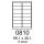 etikety RAYFILM 99,1x38,1 univerzálne biele eco R0ECO0810A (100 list./A4) (R0ECO.0810A)