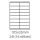 etikety Samolepiace 105x35 univerzálne biele 16ks/A4 (100 listov A4/bal.) (ECO-10503500)