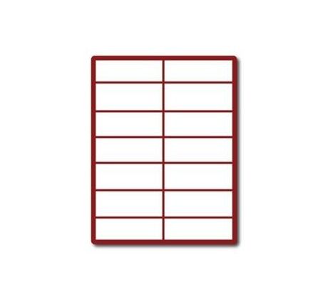 etikety Samolepiace 105x42,4 univerzálne biele 14ks/A4 (100 listov A4/bal.) (ECO-10504200)