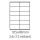 etikety samolepiace 105x48 univerzálne biele 12ks/A4 (100 listov A4/bal.) (ECO-10504800)