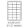 etikety Samolepiace 63x39,5 univerzálne biele 21ks/A4 (100 listov A4/bal.) (ECO-06303900)