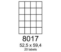 etikety RAYFILM 52,5x59,4 univerzálne biele R01008017A (100 list./A4) (R0100.8017A)