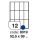 etikety RAYFILM 52,5x99 univerzálne biele R01008019F (1.000 list./A4) (R0100.8019F)