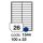 etikety RAYFILM 100x22 univerzálne biele R01001544F (1.000 list./A4) (R0100.1544F)
