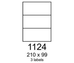 etikety RAYFILM 210x99 univerzálne žlté R01211124F (1.000 list./A4) (R0121.1124F)
