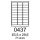 etikety RAYFILM 63,5x29,6 matné polyesterové strieborné R05550437G-LCUT (10 list./A4) (R0555.0437G-LCUTA4)