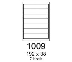 etikety RAYFILM 192x38 univerzálne žlté R01211009F (1.000 list./A4) (R0121.1009F)