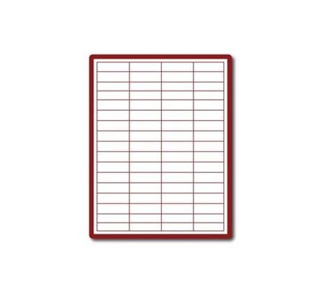 etikety Samolepiace 48,5x16,9 univerzálne biele 68ks/A4 (1000 listov A4/bal.) (ECO-04801668F)