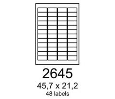 etikety RAYFILM 45,7x21,2 univerzálne žlté R01212645A (100 list./A4) (R0121.2645A)
