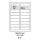 etikety Samolepiace 90 x 30mm univerzálne biele 18ks/A4 (100 listov A4/bal.) (ECO-09003000)