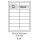 etikety Samolepiace 96,5x33,8 univerzálne biele 16ks/A4 (100 listov A4/bal.) (ECO-09603300)