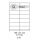 etikety Samolepiace 105x41 univerzálne biele (1000 listov A4/bal.) (ECO-10504100F)