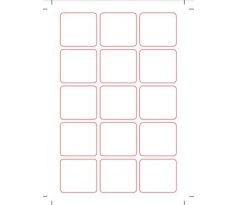 etikety RAYFILM 53x58 matné biele polyetylenové laser/inkjet R050353x58-LCUT (100 list./A4) (R0503.53x58A-LCUT)