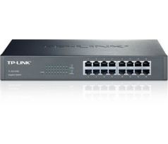 Mini Desktop Gigabit Switch TP-LINK TL-SG1016D 16-port 10/100/10000M, 16x 10/100/1000M RJ45 ports, kovový 13" (TL-SG1016D)