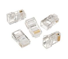 Modular plug 8P8C for solid LAN cable, UTP (LC-8P8C-001)