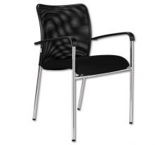 Konferenčná stolička Vanity Plus, čierna