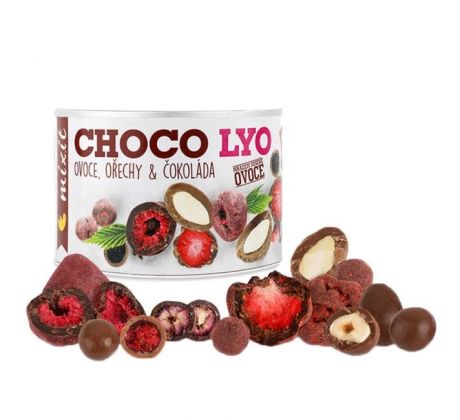 Chrumkavé ovocie a orechy v čokoláde 180 g