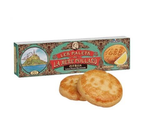 Francúzske maslové sušienky La Mere Poulard LEMON 125 gr.