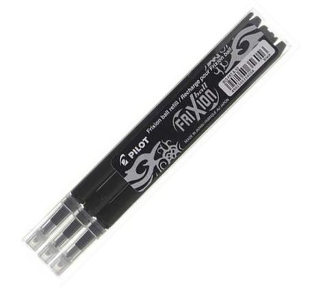 Náhradná náplň do gumovacieho rollera PILOT Frixion 0,7 mm čierna 3ks