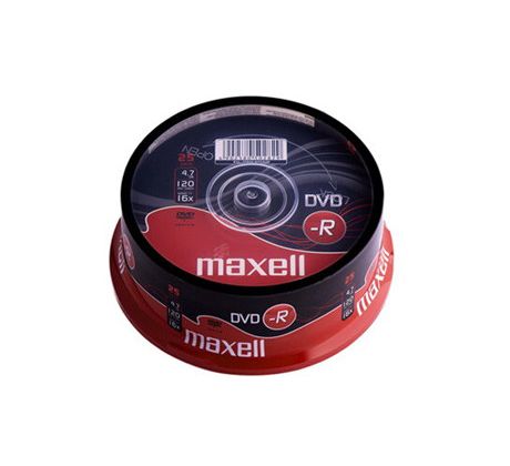 DVD-R MAXELL 4,7GB 16X 25ks/cake (275520.40.IN)