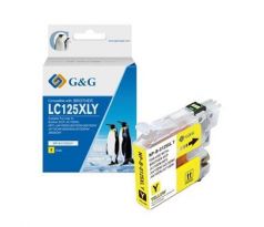 alt. kazeta G&G pre BROTHER LC125XLY DCP-J4110DW / MFC-J4410DW / MFC-J4510DW / MFC-J4610DW / MFC-J4710DW / MFC-J6520DW (Y) (NP-B-0125XLY)