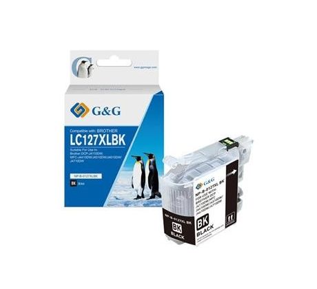 alt. kazeta G&G pre BROTHER LC127XLBK DCP-J4110DW / MFC-J4410DW / MFC-J4510DW / MFC-J4610DW / MFC-J4710DW (BK) (NP-B-0127XLBK)