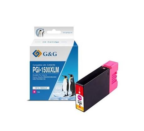 alt. kazeta G&G pre CANON PGI-1500XLM Maxify MB2050/MB2350 (11.5ml/M) (NP-C-1500XLM/C)
