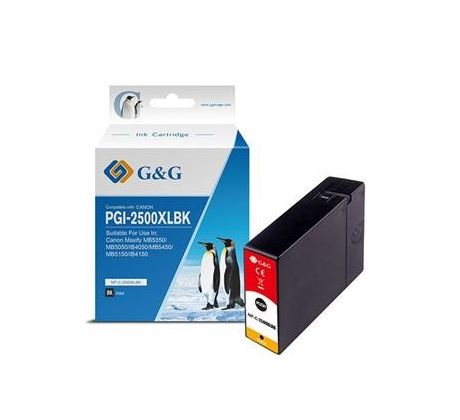 alt. kazeta G&G pre CANON PGI-2500XLBK Maxify MB5050/MB5350/IB4050 (74.6ml/BK) (NP-C-2500XLBK/C)