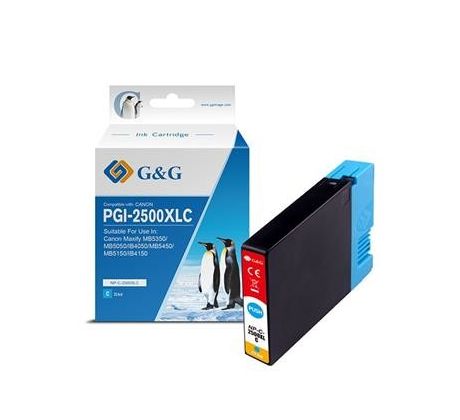 alt. kazeta G&G pre CANON PGI-2500XLC Maxify MB5050/MB5350/IB4050 (20.4ml/C) (NP-C-2500XLC/C)