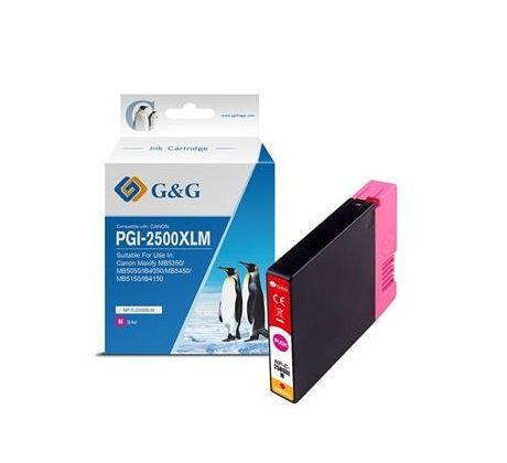 alt. kazeta G&G pre CANON PGI-2500XLM Maxify MB5050/MB5350/IB4050 (20.4ml/M) (NP-C-2500XLM/C)