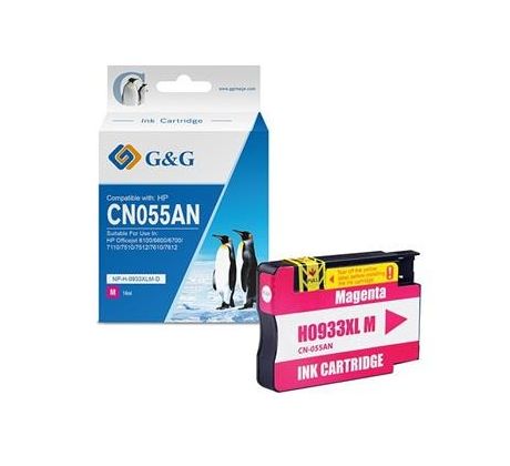 alt. kazeta G&G pre HP 933XLM CN055AE OfficeJet 6100 ePrinter H611a / Officejet 6600 / Officejet 6700 (16ml/M) (NP-H-0933XLM(HP932XL)