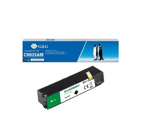 alt. kazeta G&G pre HP 970XLBK CN625AE Officejet Pro X451dn / X551dw / Officejet Pro X476dw / X476dn (245ml/BK) (NP-H-0970XLBK(H970)