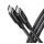 AXAGON BUCM-CM20AB, HQ kabel USB- typ C <-> USB- typ C, 2m, USB 2.0, PD 60W 3A, ALU, opletený, čierný (BUCM-CM20AB)