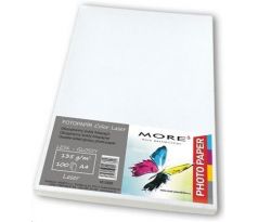 papier MORE obojstranne glossy 100ks/A4  135g Color laser (M10588)