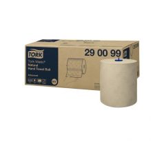 Papierové utierky v rolke 2-vrstv. TORK Matic natural 150m/600 útržkov H1 6ks