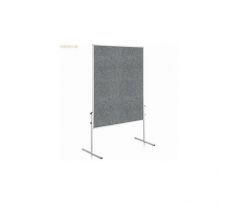Moderačná tabuľa plstená 150x120 cm ECONOMY sivá neskl.