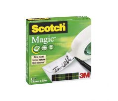 Lepiaca páska Scotch Magic neviditeľná popisovateľná 12 mm x 33 m v krabičke