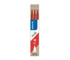 Náhradná náplň do gumovacieho rollera PILOT Frixion 0,7 mm červená 3ks
