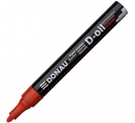 Popisovač lakový 2,8 mm Donau D-OIL červený