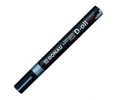 Popisovač lakový 2,8 mm Donau D-OIL strieborný