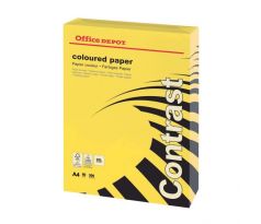 Farebný papier Office Depot A4, intenzívna žltá, 80 g/m2