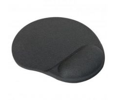 ergonomická podložka pod myš LOGO, látková, čierna, 250 x 255 x 25 mm PYG01SK00L (PYG01CK00L)