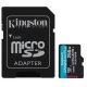 Kingston Canvas Go Plus A2/micro SDXC/256GB/170MBps/UHS-I U3 / Class 10/+ Adaptér (SDCG3/256GB)