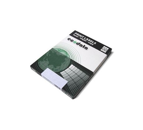 etikety Samolepiace 38,1x21,2 univerzálne biele 65ks/A4 (100 listov A4/bal.) (ECO-03802100)